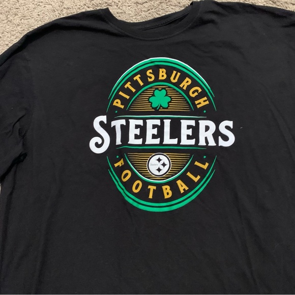 Pittsburgh Steelers Irish St Patrick’s Day Shirt 2XL - Picture 2 of 4